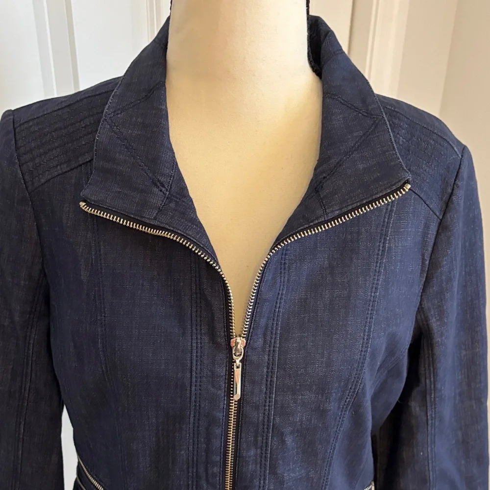 WHBM Women's Denim Jacket NWOT - Picture 2 of 6